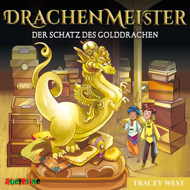Buchcover für Der Schatz des Golddrachen - Drachenmeister 12 (Ungekürzt)
