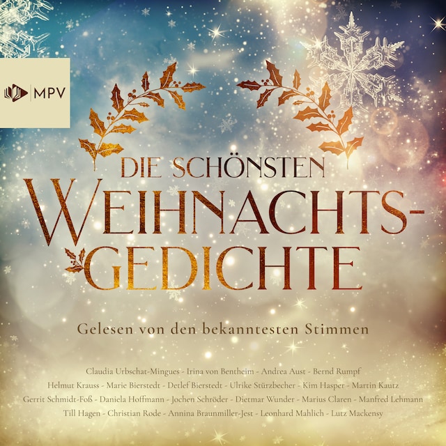 Book cover for Die schönsten Weihnachtsgedichte - Gelesen von den bekanntesten Stimmen (Ungekürzt)