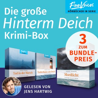 Die große Hinterm Deich Krimi-Box - Tod in der Marsch + Vom Himmel hoch + Mordlicht (Ungekürzt) als Hörbuch