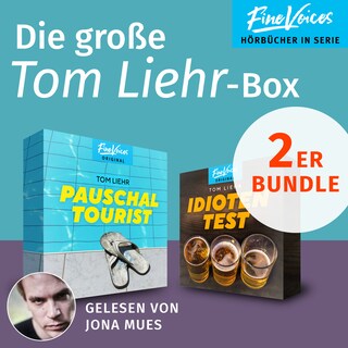 Die große Tom Liehr-Box - Idiotentest + Pauschaltourist (ungekürzt) als Hörbuch