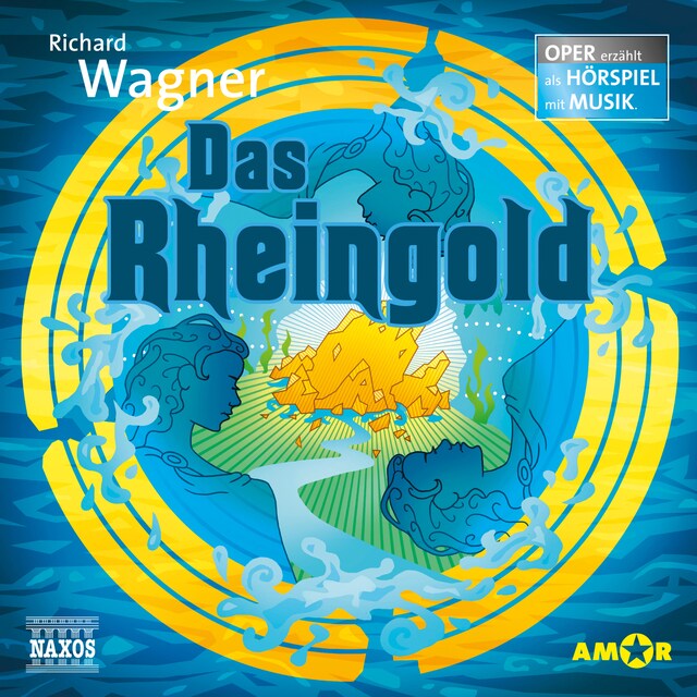 Couverture de livre pour Der Ring des Nibelungen - Oper erzählt als Hörspiel mit Musik, Teil 1: Das Rheingold