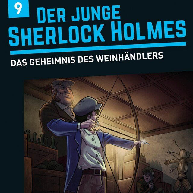 Couverture de livre pour Der junge Sherlock Holmes, Folge 9: Das Geheimnis des Weinhändlers