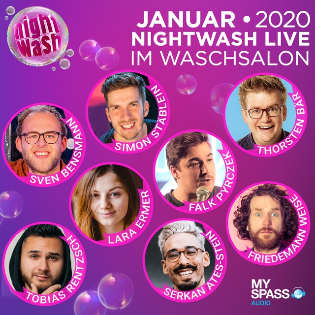 Buchcover für NightWash Live, Januar 2020