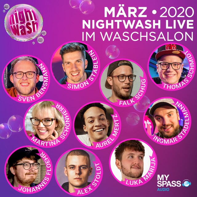 Buchcover für NightWash Live, März 2020