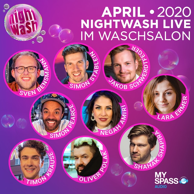 Buchcover für NightWash Live, April 2020