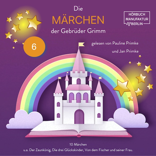 Okładka książki dla Die Märchen der Gebrüder Grimm - 10 Märchen (ungekürzt)