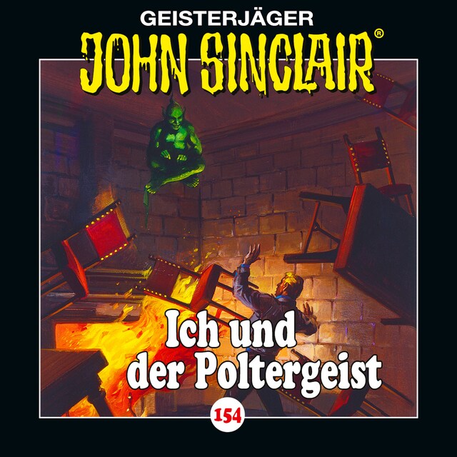 Bogomslag for John Sinclair, Folge 154: Ich und der Poltergeist
