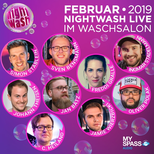 Buchcover für NightWash Live, Februar 2019