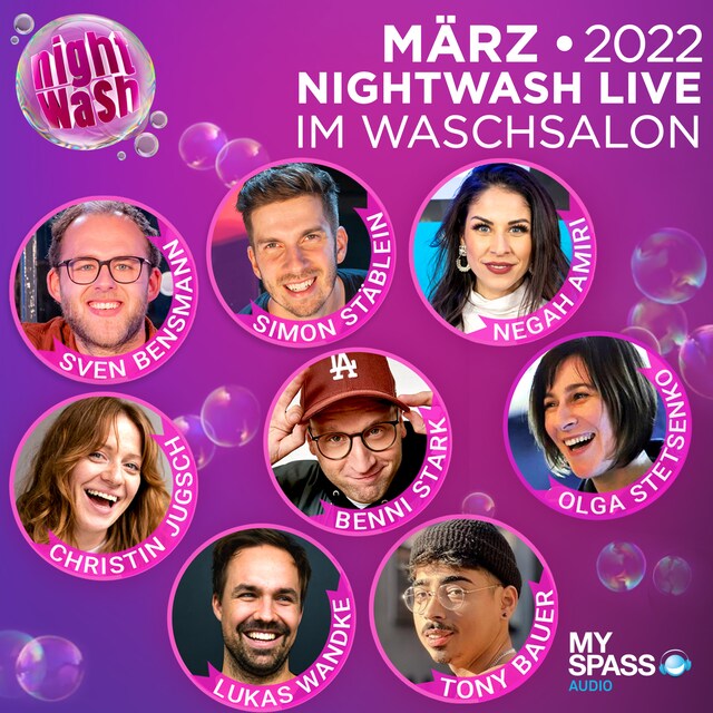 Buchcover für NightWash Live, März 2022