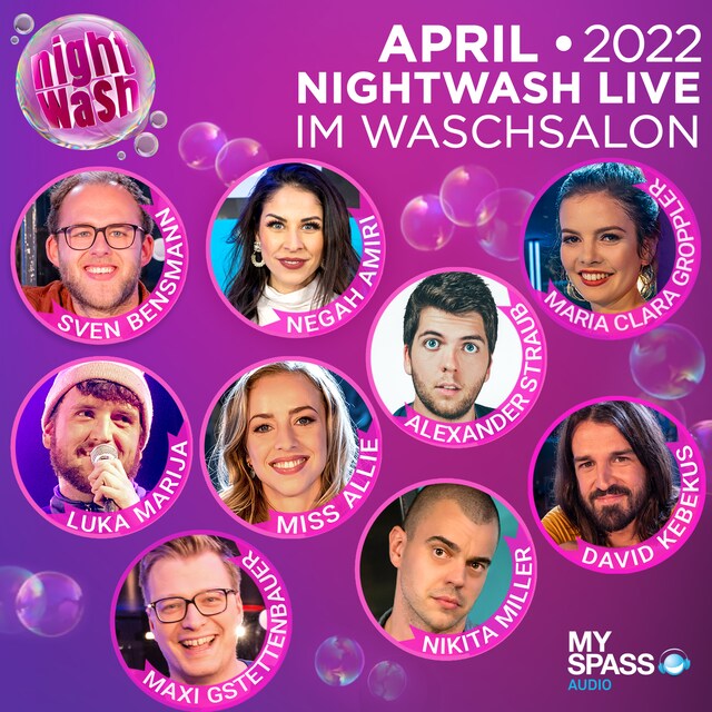 Buchcover für NightWash Live, April 2022