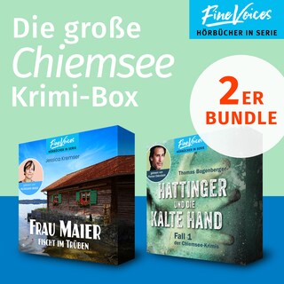 Die große Chiemsee Krimi-Box - Frau Maier fischt im trüben: Chiemgau-Krimi + Hattinger und die kalte Hand: Chiemsee-Krimi (ungekürzt) als Hörbuch