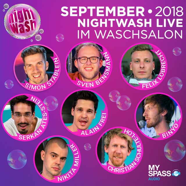 Buchcover für NightWash Live, September 2018