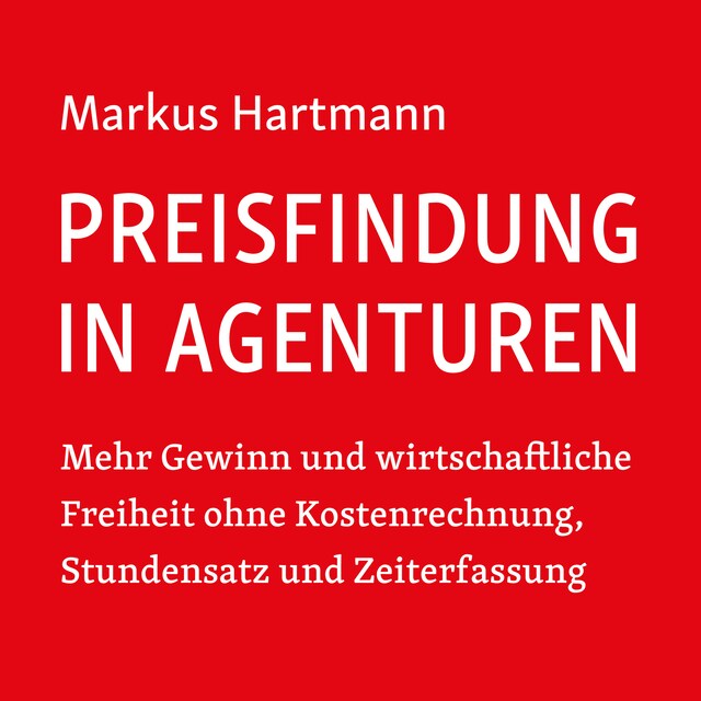 Book cover for Preisfindung in Agenturen