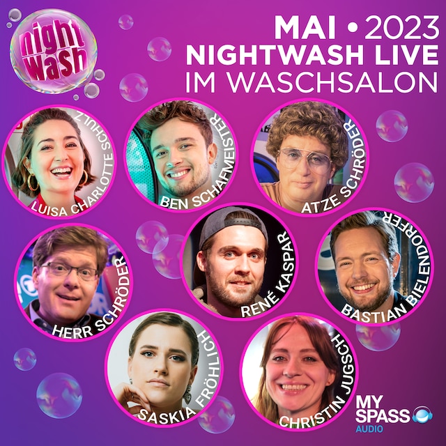 Buchcover für NightWash Live, Mai 2023