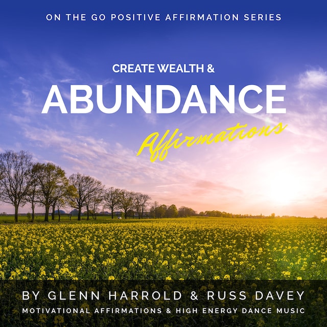 Book cover for Create Wealth & Abundance Affirmations (unabridged)