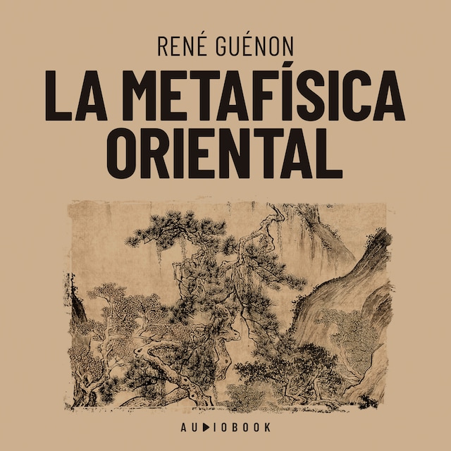 Book cover for La metafísica oriental