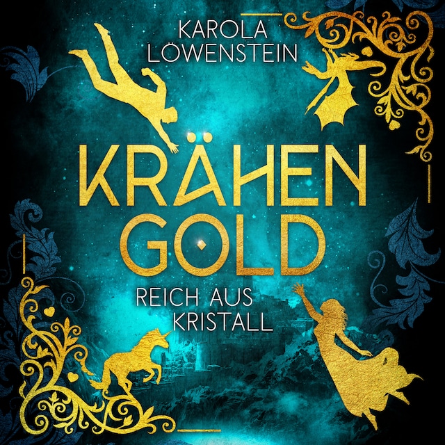 Book cover for Reich aus Kristall - Krähengold-Saga, Buch 2 (ungekürzt)