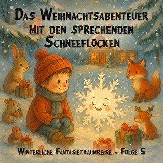 Winterliche Fantasietraumreisen, Folge 5: Das Weihnachtsabenteuer mit den sprechenden Schneeflocken als Hörbuch
