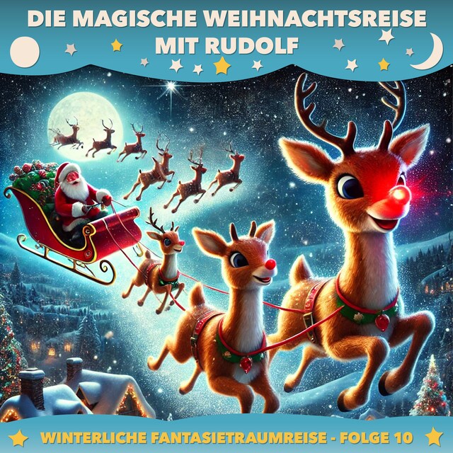 Buchcover für Winterliche Fantasietraumreisen, Folge 10: Die magische Weihnachtsreise mit Rudolf