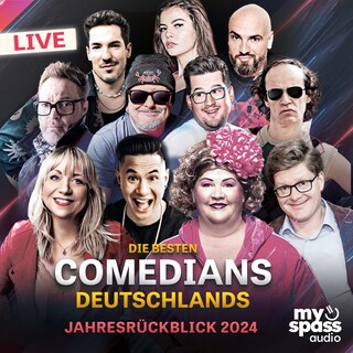 Die besten Comedians Deutschlands 2024 - Jahresrückblick als Hörbuch