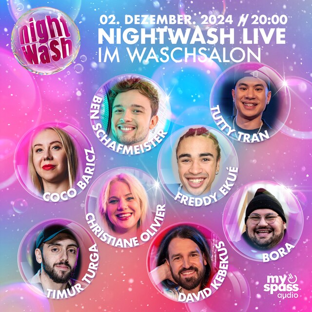 Buchcover für NightWash Live, Dezember 2024
