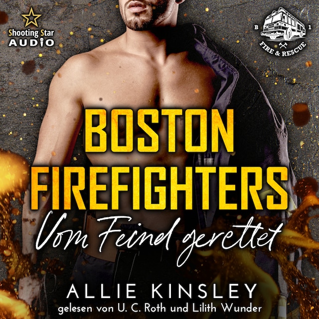 Book cover for Vom Feind gerettet - Boston Firefighters, Band 1 (ungekürzt)