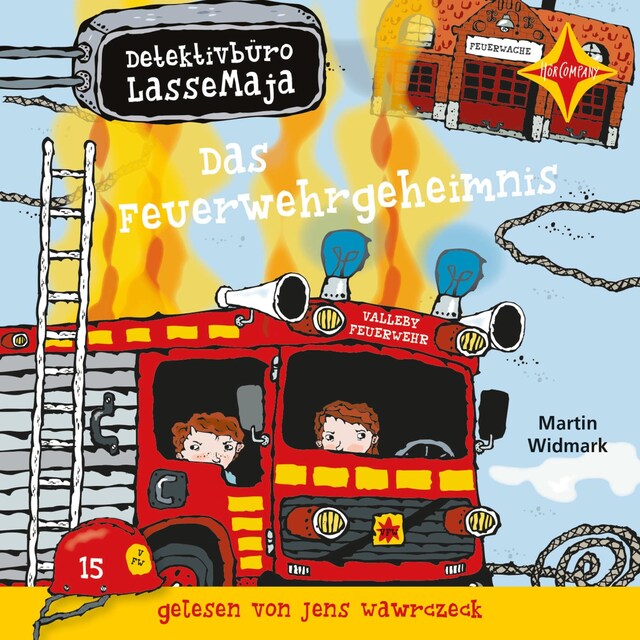 Kirjankansi teokselle Das Feuerwehrgeheimnis - Detektivbüro LasseMaja, Teil 23 (ungekürzt)