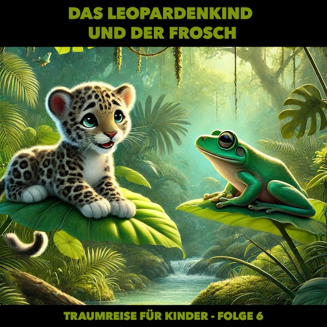 Buchcover für Traumreisen für Kinder, Folge 6: Das Leopardenkind und der Frosch