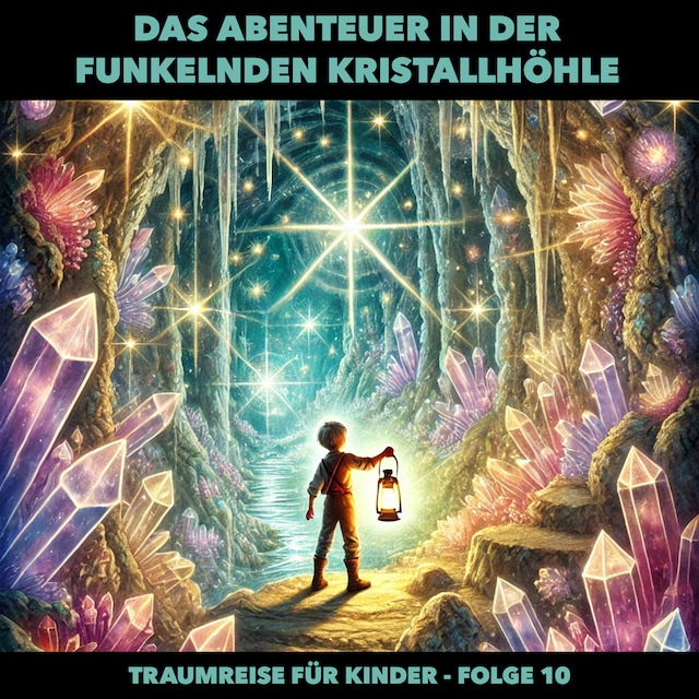 Buchcover für Traumreisen für Kinder, Folge 10: Das Abenteuer in der funkelnden Kristallhöhle