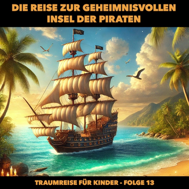 Buchcover für Traumreisen für Kinder, Folge 13: Die Reise zur geheimnisvollen Insel der Piraten (ungekürzt)