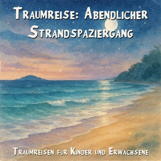 Traumreisen für Kinder und Erwachsene, Traumreise: Abendlicher Strandspaziergang (Ungekürzt) als Hörbuch