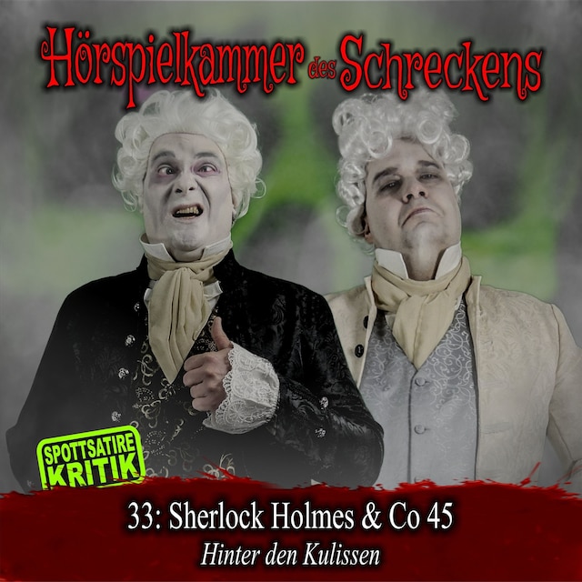 Buchcover für Folge 33: Sherlock Holmes & Co. 45 - Hinter den Kulissen