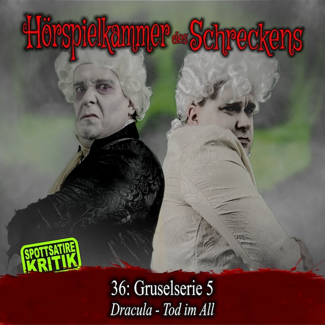 Bokomslag for Folge 36: Gruselserie 5 - Dracula - Tod im All