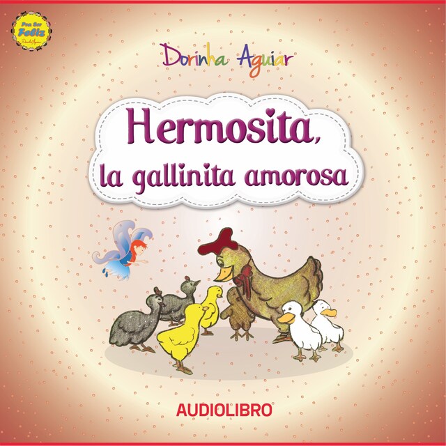 Portada de libro para Hermosita, la gallinita amorosa