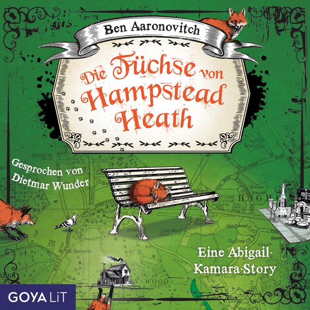 Copertina del libro per Die Füchse von Hampstead Heath. Eine Abigail-Kamara-Story