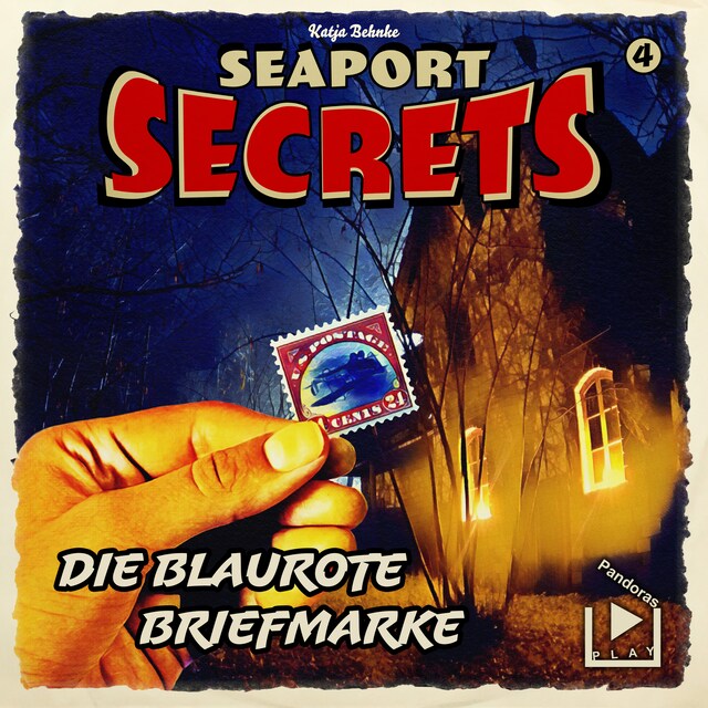 Couverture de livre pour Seaport Secrets 4 – Die blaurote Briefmarke