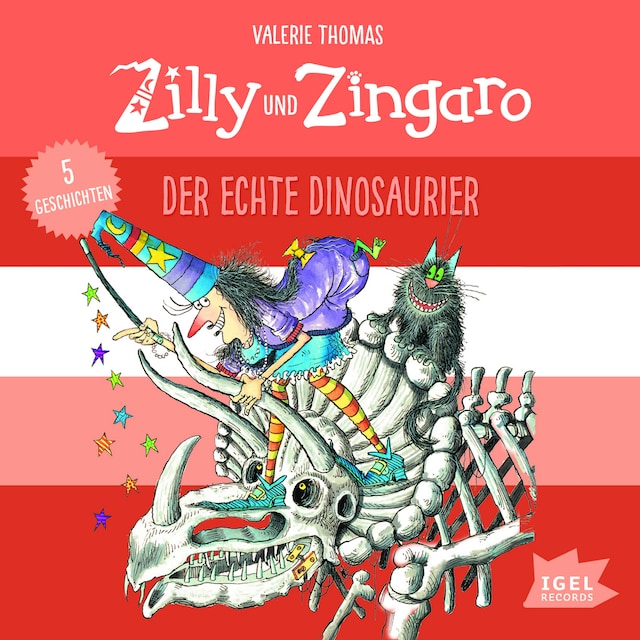 Portada de libro para Zilly und Zingaro. Der echte Dinosaurier