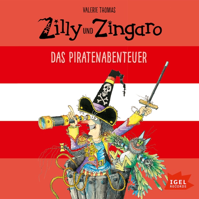 Copertina del libro per Zilly und Zingaro. Das Piratenabenteuer