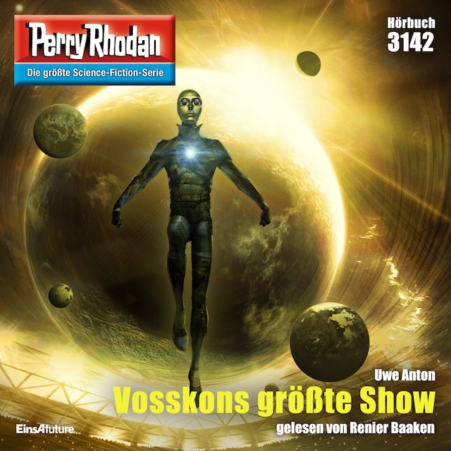 Boekomslag van Perry Rhodan 3142: Vosskons größte Show