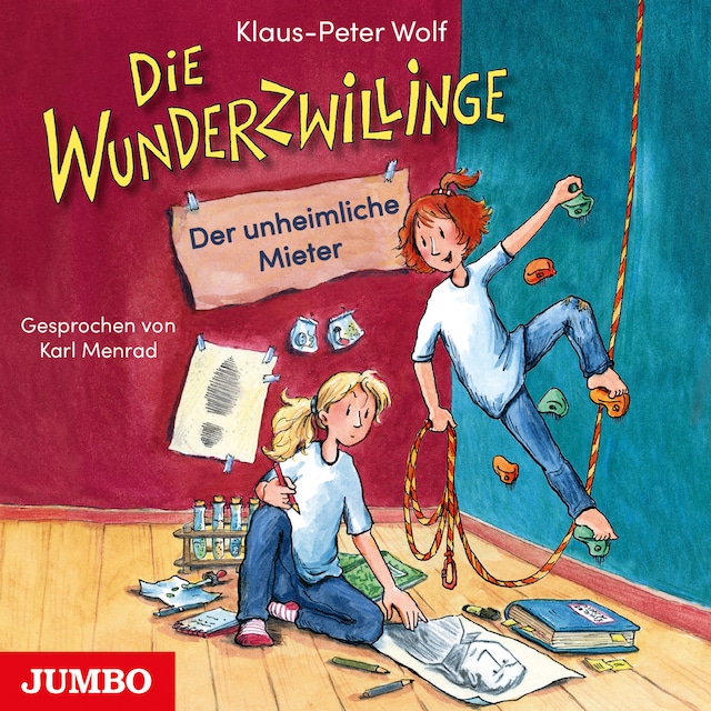 Book cover for Die Wunderzwillinge. Der unheimliche Mieter [Band 1]