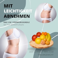 Mit Leichtigkeit abnehmen & gesund ernähren: Das 3 in 1 Premium Bundle mit Top-Bewertungen
