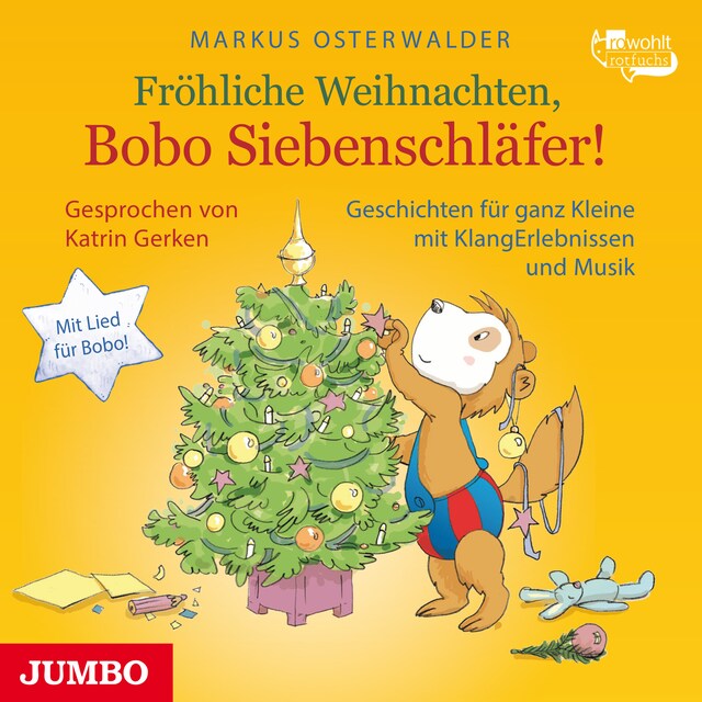 Buchcover für Fröhliche Weihnachten, Bobo Siebenschläfer!