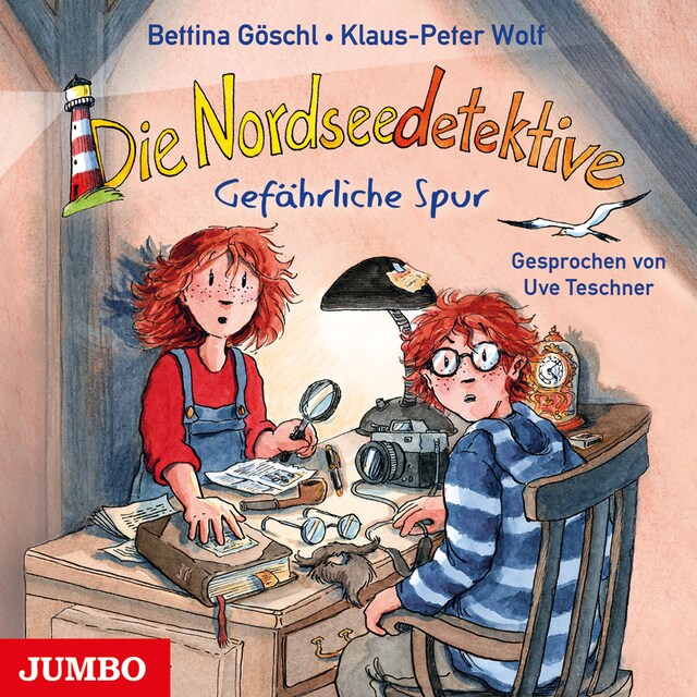 Book cover for Die Nordseedetektive. Gefährliche Spur [Band 10]