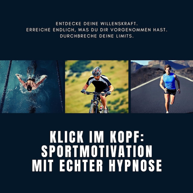 Buchcover für Klick im Kopf: Sportmotivation mit echter Hypnose