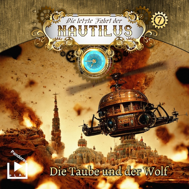 Boekomslag van Die letzte Fahrt der Nautilus 7 – Die Taube und der Wolf