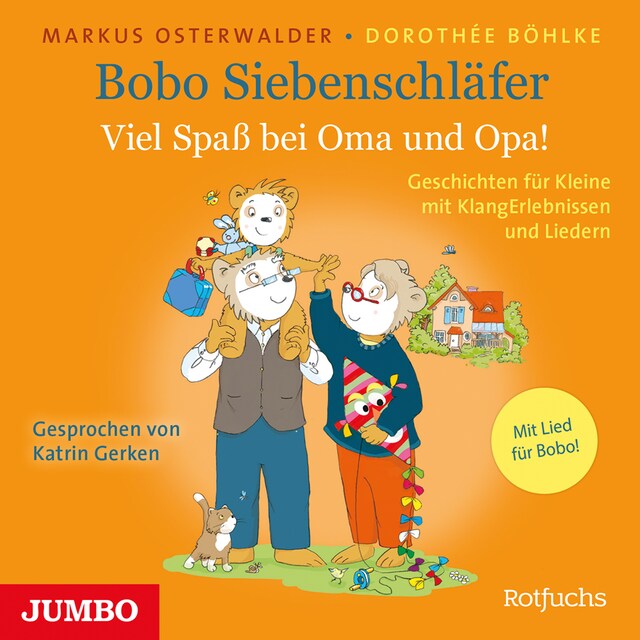 Buchcover für Bobo Siebenschläfer. Viel Spaß bei Oma und Opa!