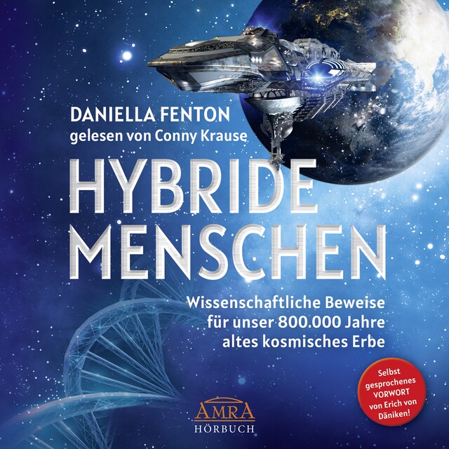 Buchcover für HYBRIDE MENSCHEN. Selbst gesprochenes Vorwort von Erich von Däniken