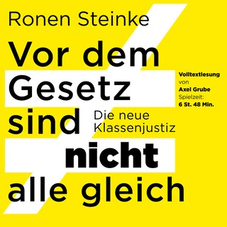Vor dem Gesetz sind nicht alle gleich - Die neue Klassenjustiz als Hörbuch