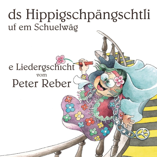 Copertina del libro per Ds Hippigschpängschtli uf em Schuelwäg