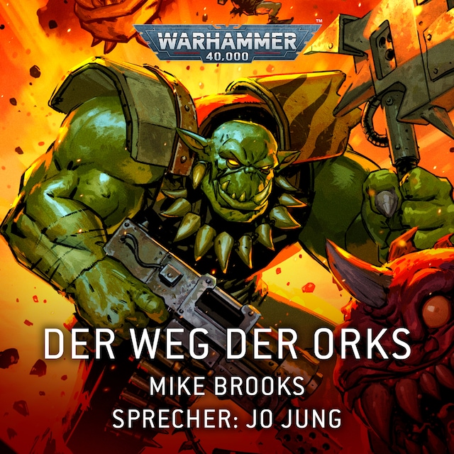 Boekomslag van Warhammer 40.000: Der Weg der Orks